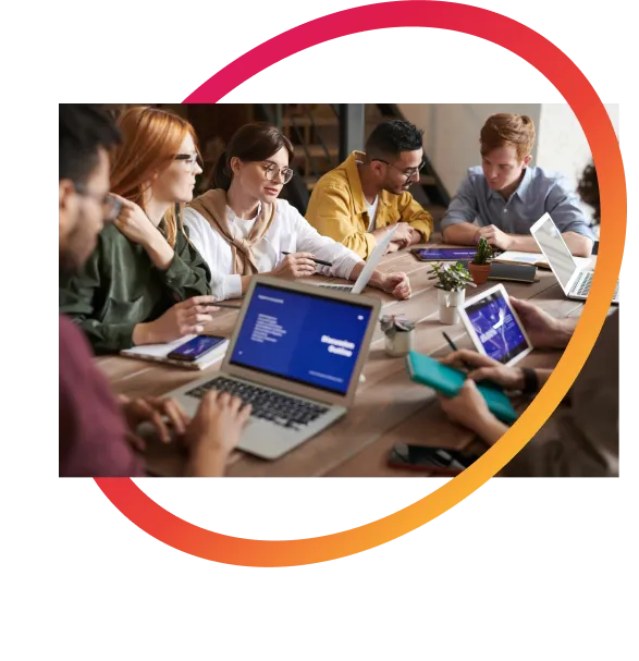 Team riunito per sviluppare soluzioni digitali innovative